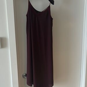Aritzia Burgundy Slip Dress